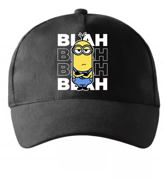 Кепка Minion blah blah Чорний фото