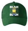 Кепка Minion blah blah Темно-зелений фото