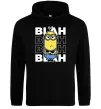 Жіноча толстовка (худі) Minion blah blah Чорний фото