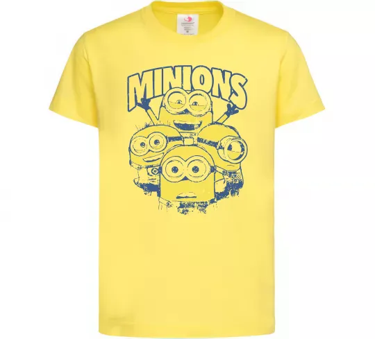 Дитяча футболка Minions напис Лимонний фото