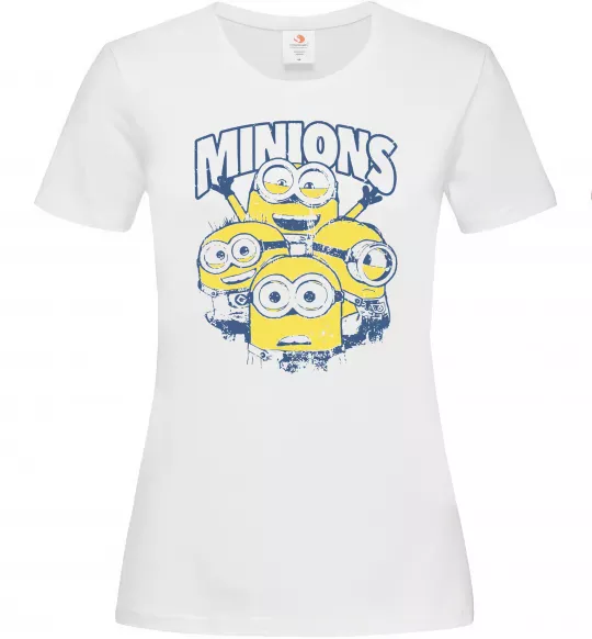 Женская футболка Minions напис Белый фото