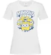 Женская футболка Minions напис Белый фото