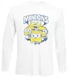 Лонгслів Minions напис Білий фото