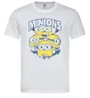 Мужская футболка Minions напис Белый фото