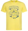 Мужская футболка Minions напис Лимонный фото