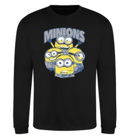Світшот Minions напис Чорний фото