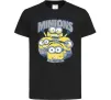 Дитяча футболка Minions напис Чорний фото