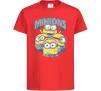 Дитяча футболка Minions напис Червоний фото