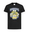 Дитяча футболка Minions напис Чорний фото