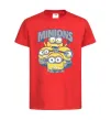 Дитяча футболка Minions напис Червоний фото