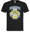 Мужская футболка Minions напис Черный фото