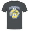 Мужская футболка Minions напис Графит фото