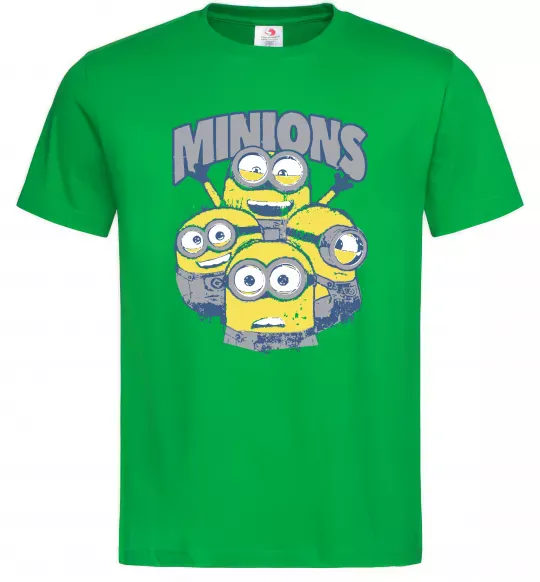 Мужская футболка Minions напис Зеленый фото