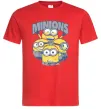 Мужская футболка Minions напис Красный фото