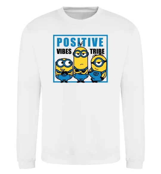 Свитшот Positive Vibes Tribe Белый фото
