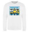Свитшот Positive Vibes Tribe Белый фото