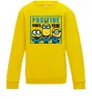 Детский Свитшот Positive Vibes Tribe Солнечно желтый фото