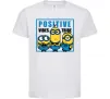Дитяча футболка Positive Vibes Tribe Білий фото