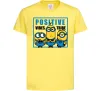 Дитяча футболка Positive Vibes Tribe Лимонний фото