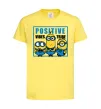 Детская футболка Positive Vibes Tribe Лимонный фото
