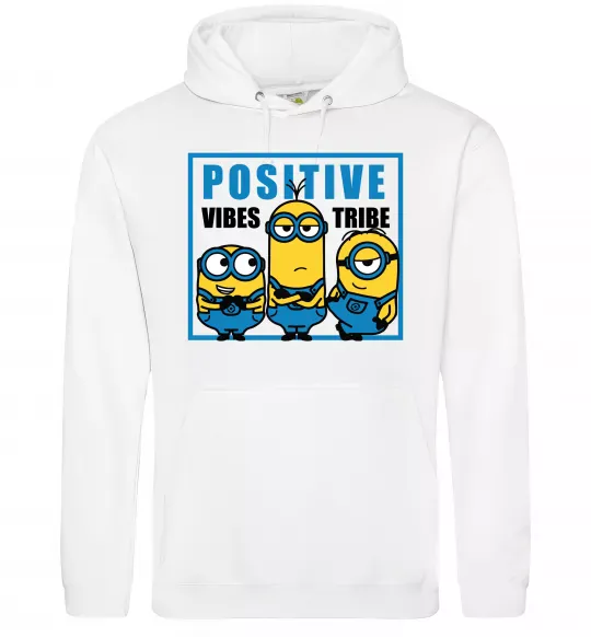 Жіноча толстовка (худі) Positive Vibes Tribe Білий фото