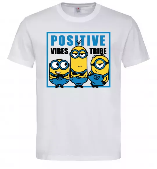 Чоловіча футболка Positive Vibes Tribe Білий фото