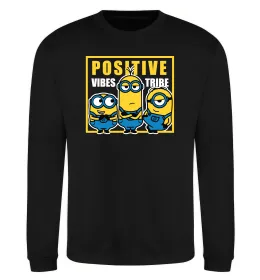 Світшот Positive Vibes Tribe Чорний фото