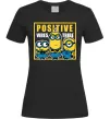 Женская футболка Positive Vibes Tribe Черный фото