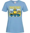 Женская футболка Positive Vibes Tribe Голубой фото