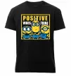 Чоловіча преміум футболка Positive Vibes Tribe Чорний фото