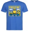Чоловіча футболка Positive Vibes Tribe Яскраво-синій Чоловіча футболка Positive Vibes Tribe Яскраво-синій фото