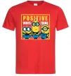 Чоловіча футболка Positive Vibes Tribe Червоний Чоловіча футболка Positive Vibes Tribe Червоний фото