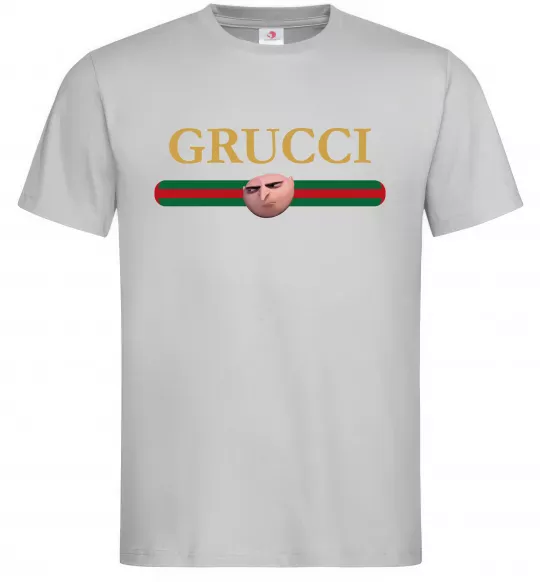 Чоловіча футболка Grucci Сірий фото