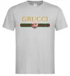 Чоловіча футболка Grucci Сірий фото