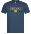 Чоловіча футболка Grucci Темно-синій фото