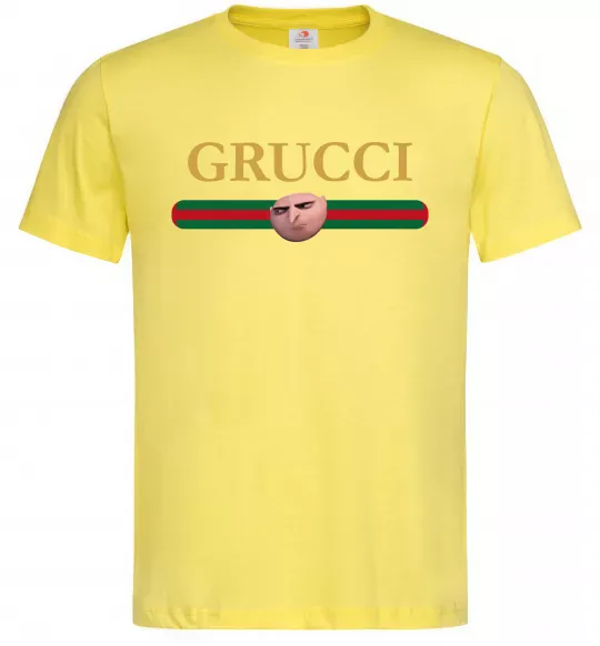 Чоловіча футболка Grucci Лимонний фото
