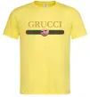Чоловіча футболка Grucci Лимонний фото