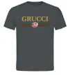 Чоловіча футболка Grucci Графіт фото