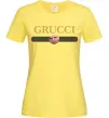 Жіноча футболка Grucci Лимонний фото