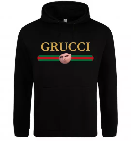 Чоловіча толстовка (худі) Grucci Чорний фото