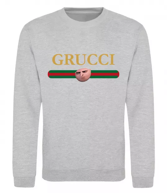 Світшот Grucci Сірий меланж фото