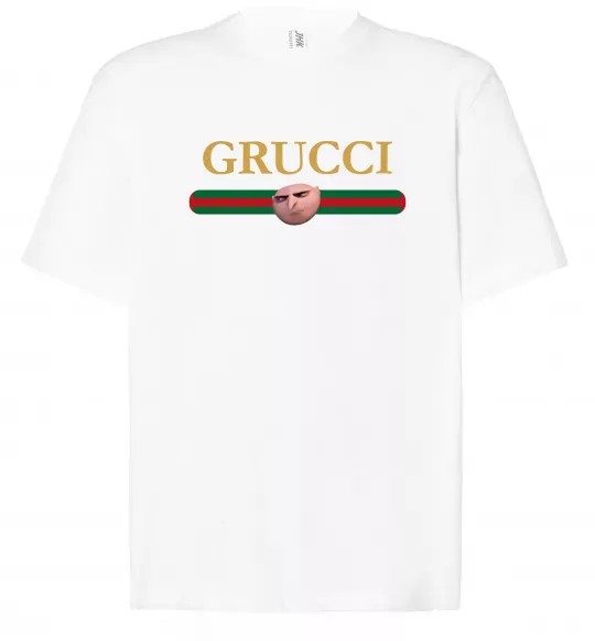 Футболка Оверсайз Grucci Білий фото