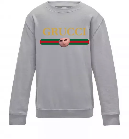 Дитячий світшот Grucci Сірий меланж фото