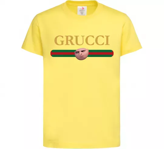 Дитяча футболка Grucci Лимонний фото