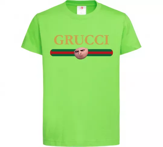 Дитяча футболка Grucci Лаймовий фото