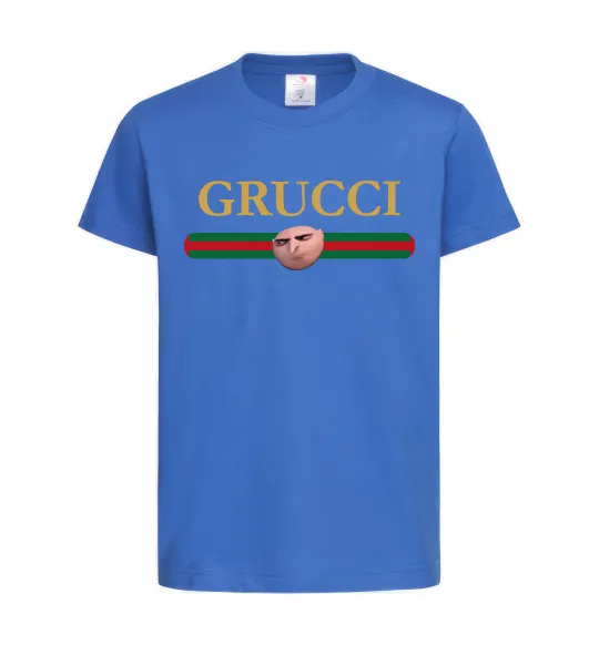 Детская футболка Grucci Ярко-синий фото