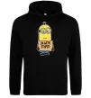 Чоловіча толстовка (худі) Minion I`m with stupid Чорний Чоловіча толстовка (худі) Minion I`m with stupid Чорний фото