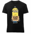 Чоловіча преміум футболка Minion I`m with stupid Чорний Чоловіча преміум футболка Minion I`m with stupid Чорний фото
