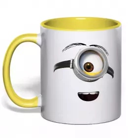 Чашка с цветной ручкой