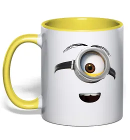 Чашка з кольоровою ручкою